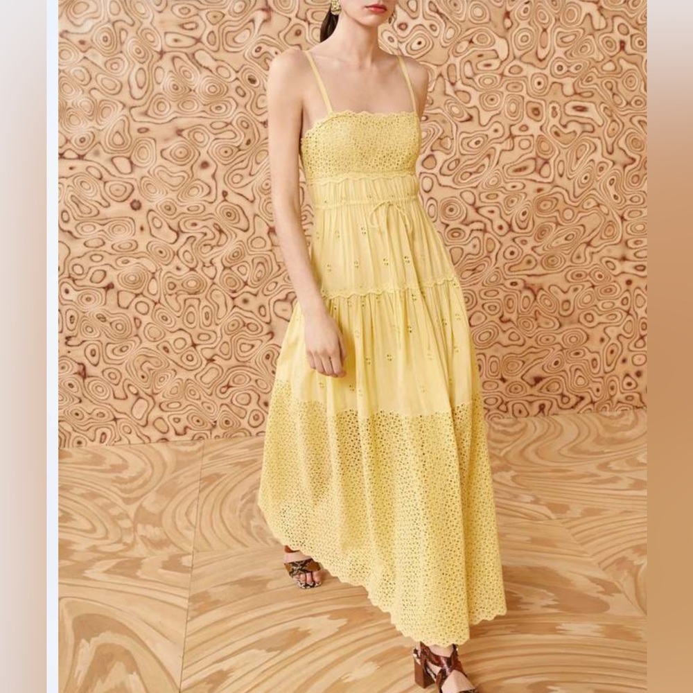 ULLA JOHNSON Isadore midi dress Sz 4